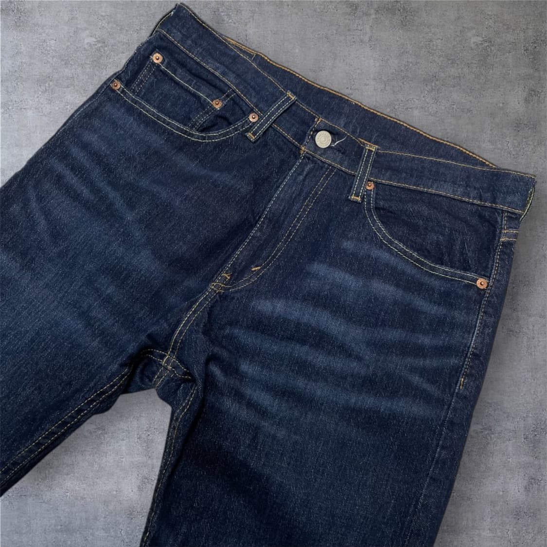 리바이스 Levi’s 505 진청 레귤러 스트레이트 데님팬츠 W32L30 상품이미지3