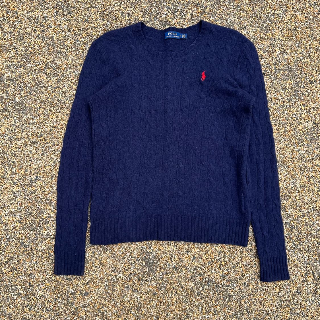 폴로(POLO RalphLauren)네이비 케이블 니트 상품이미지1