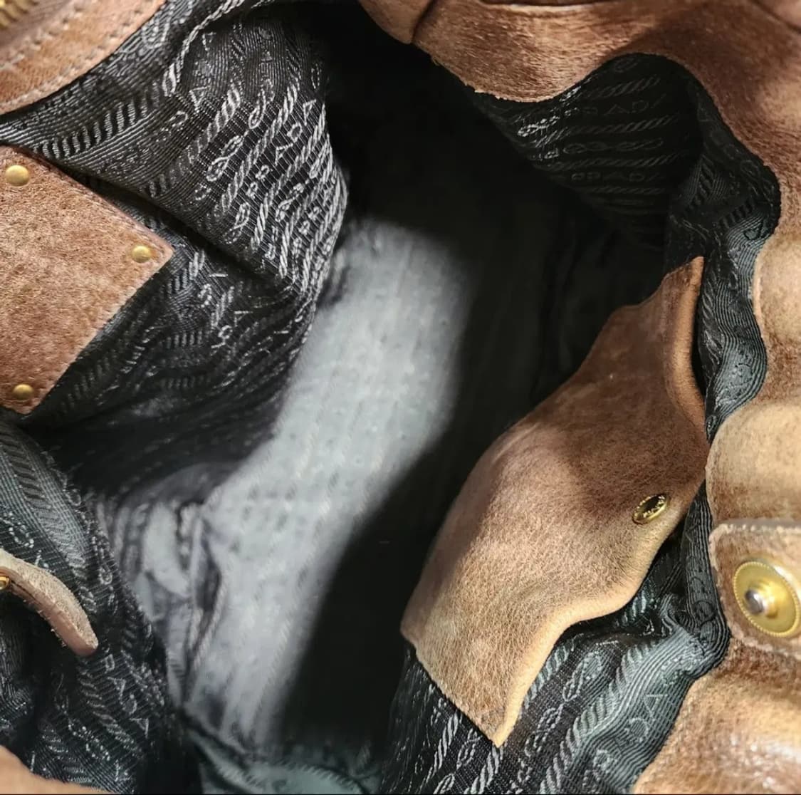 프라다 레더 숄더백 상품이미지8