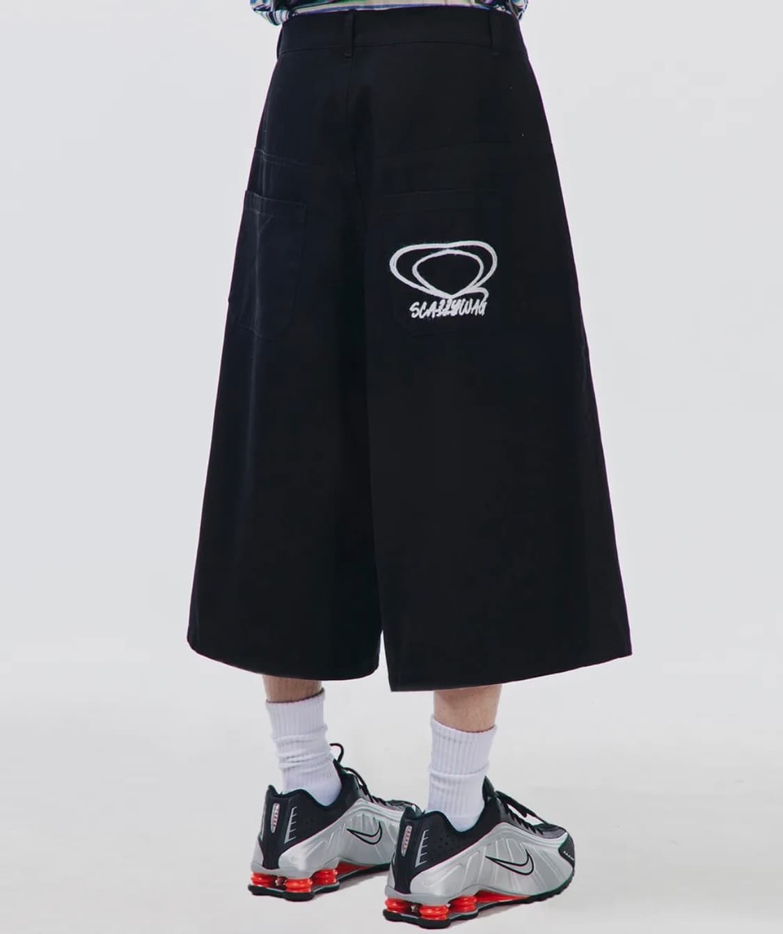 스켈리웩 카치온 자수 버뮤다 팬츠 XL 상품이미지1