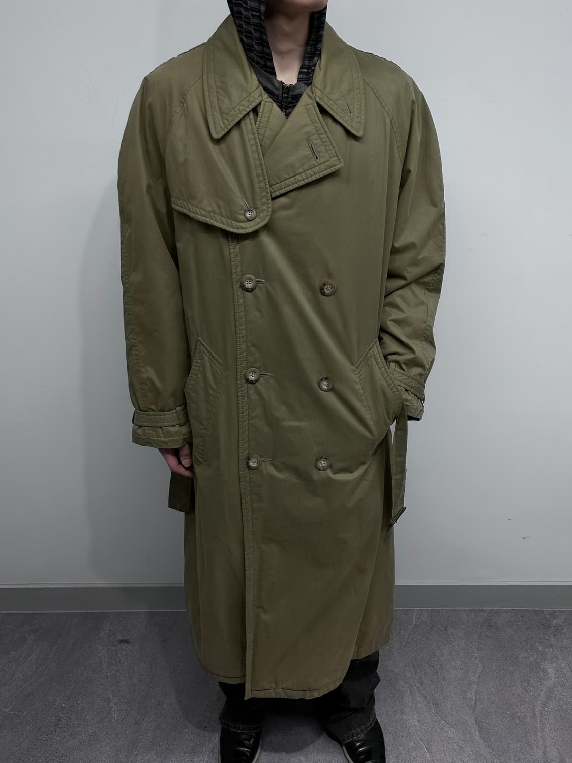 아르마니 90‘s 아카이브 트렌치 코트 상품이미지4