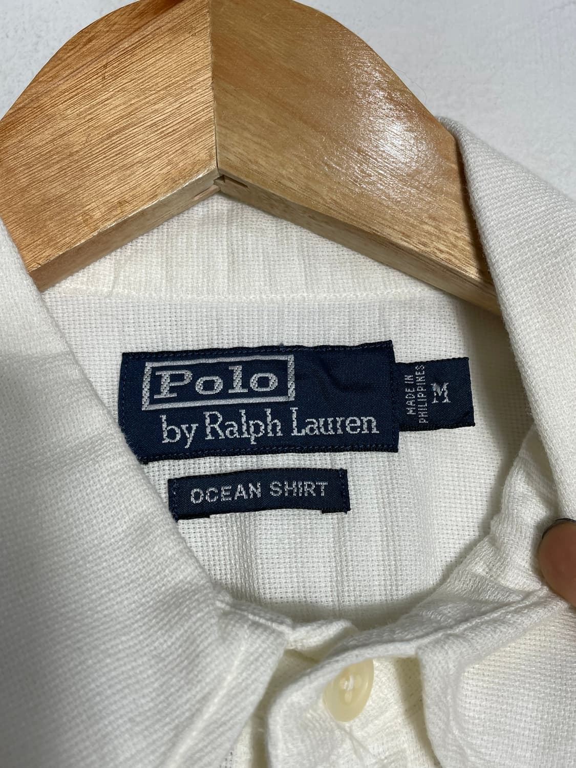 폴로 랄프로렌 화이트 반팔 셔츠 상품이미지2