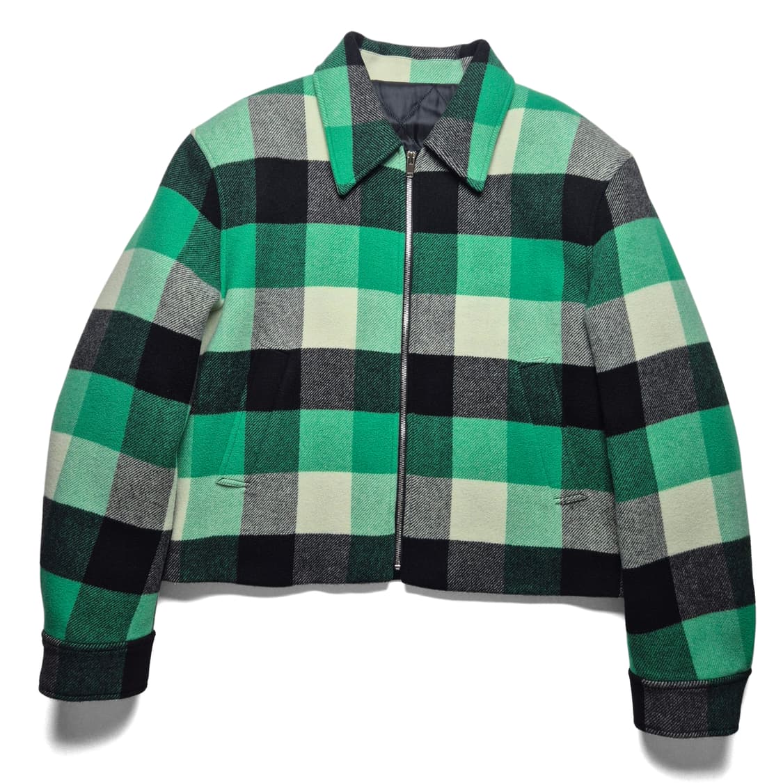 [L] 렉토 22FW 플레드체크 울자켓 상품이미지1