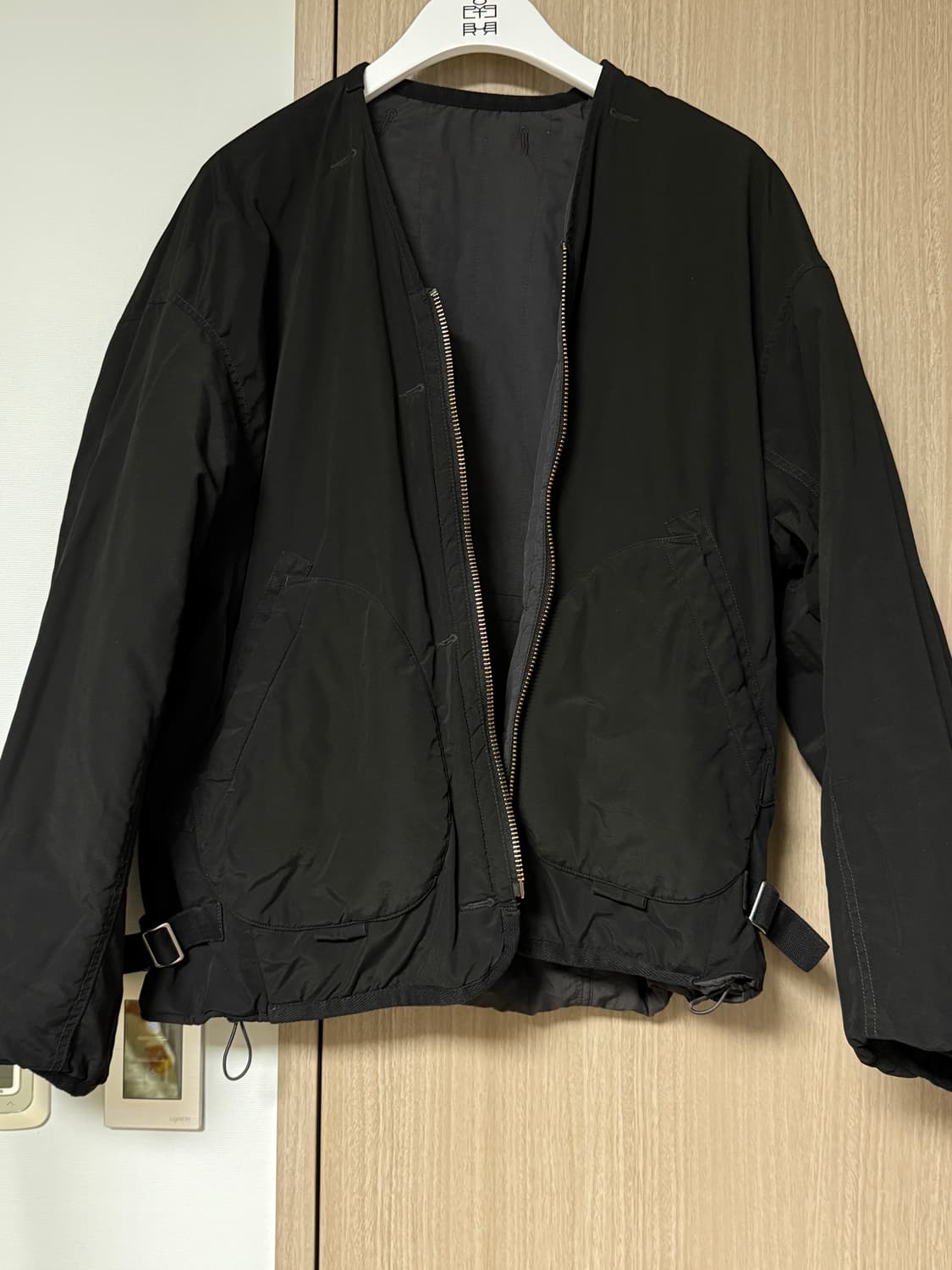 2) 폴리테루 리버시블 라이너 자켓 블랙 + 차콜 24fw 상품이미지3