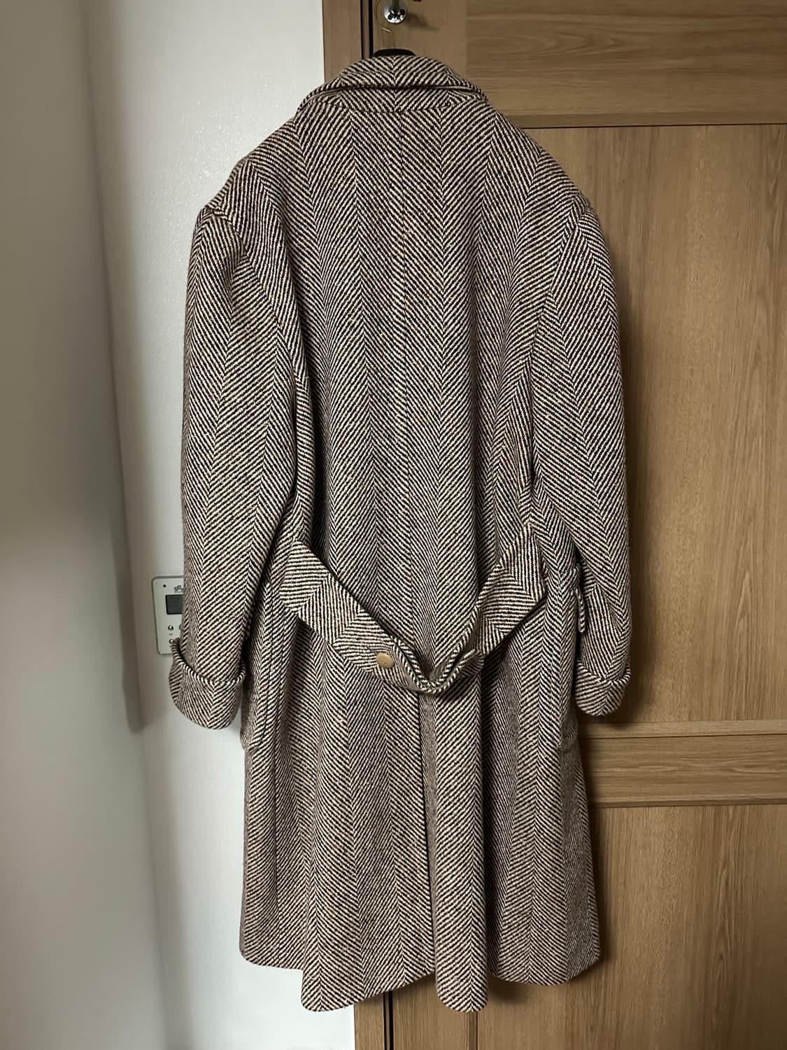 Wythe 헤링본 폴로코트 L사이즈 상품이미지3