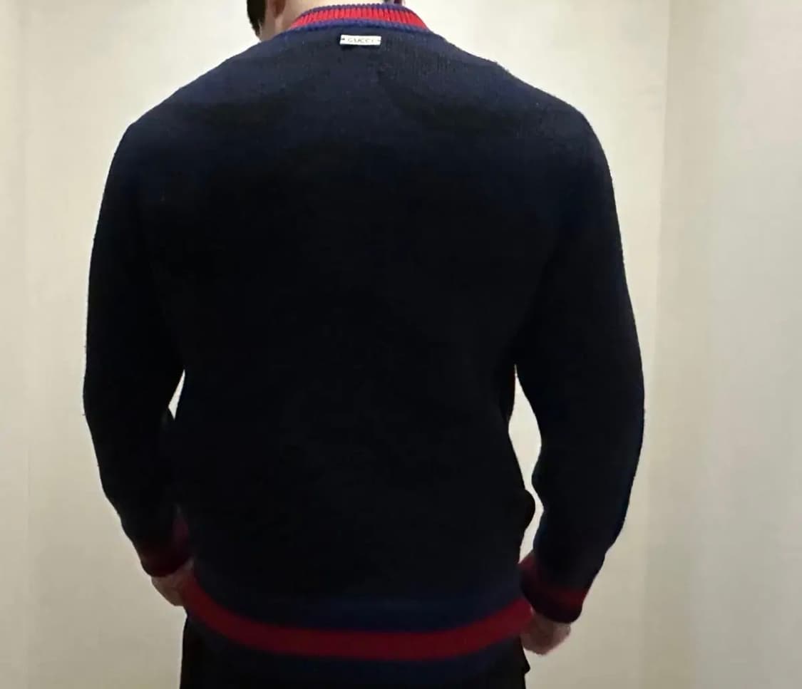 구찌 타이거 니트 가디건 상품이미지2