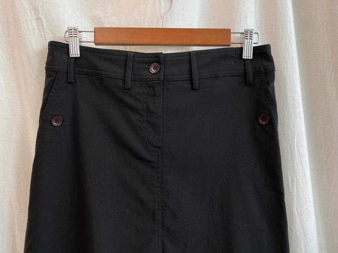 MORGAN 블랙 프론트슬릿 스커트(28-29) 상품이미지3