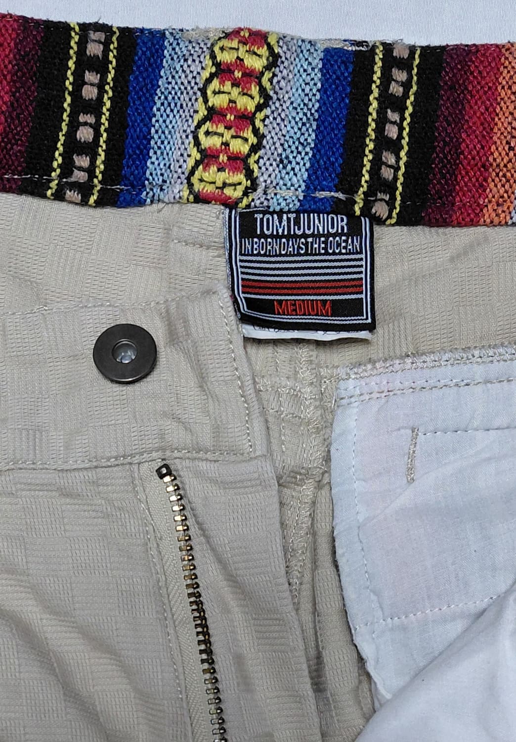 [M] TOMT JUNIOR 에스닉 포인트 체크 텍스처 하프 팬츠 상품이미지6