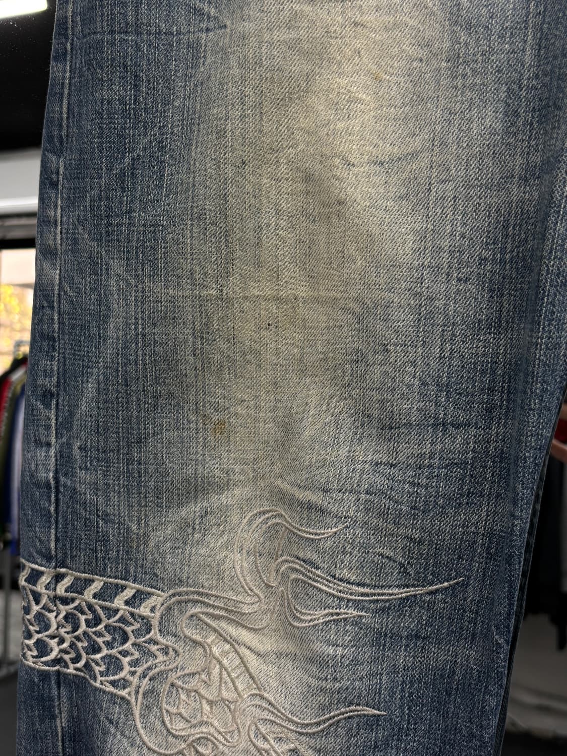 카라쿠리 타마시 오리엔탈 드래곤 데님팬츠 상품이미지7