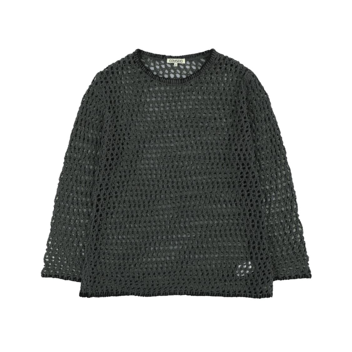 [2] 코이세이오 니트 차콜 HOLE KNIT 상품이미지2