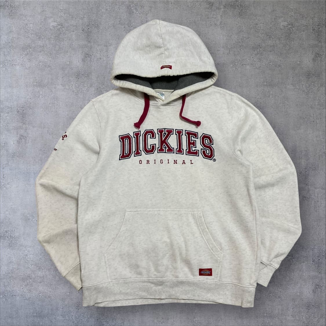 디키즈 스펠아웃 아이보리 후드티 상품이미지1