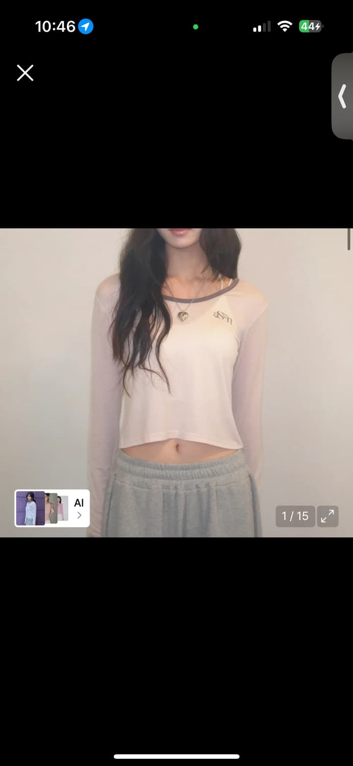 애즈온 EVE RINGER TEE / PINK 상품이미지1