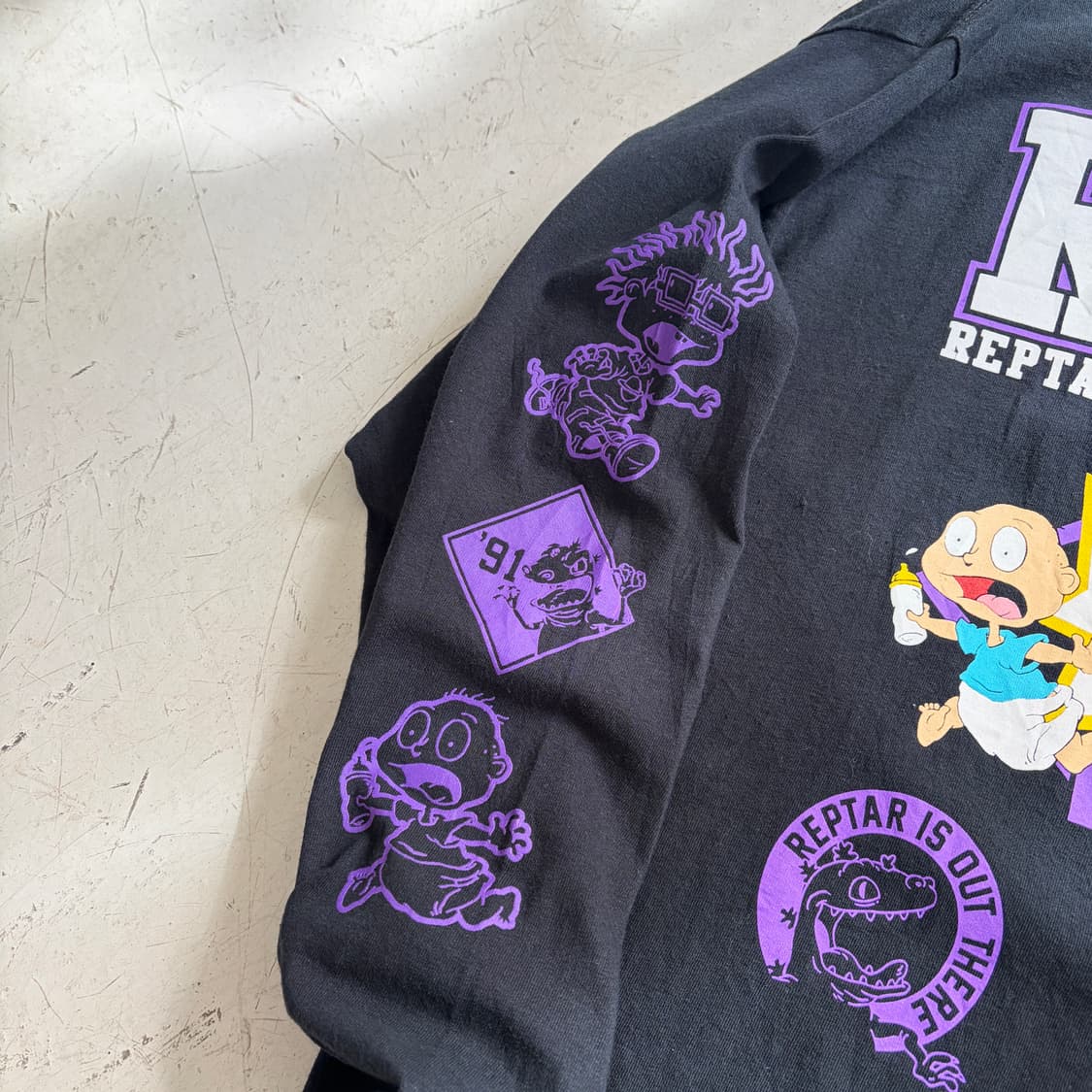 니켈로디언 러그래츠 오피셜 빈티지 롱슬리브 XL 상품이미지5