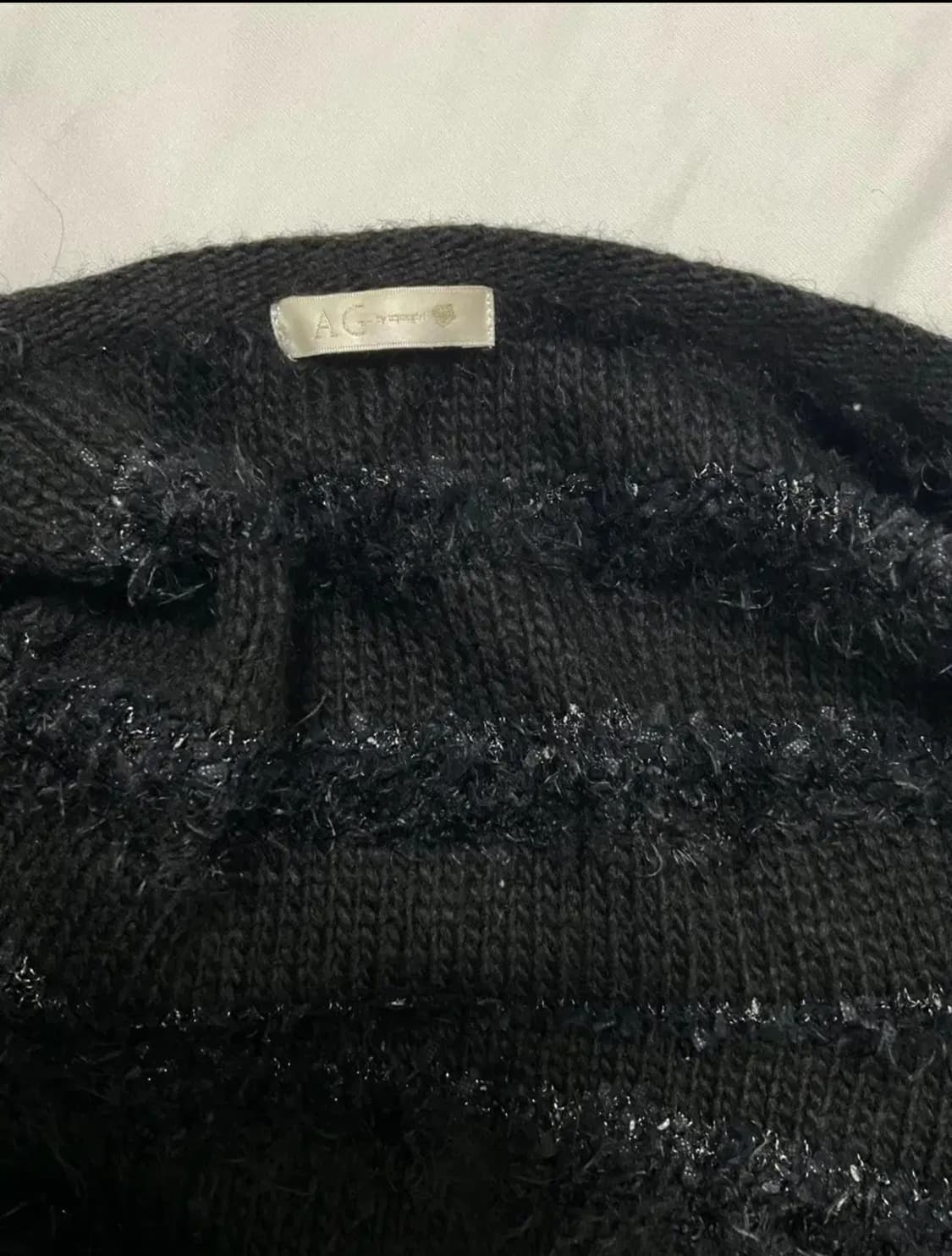 일본 빈티지 니트 가디건 원피스 시크 블랙 상품이미지4