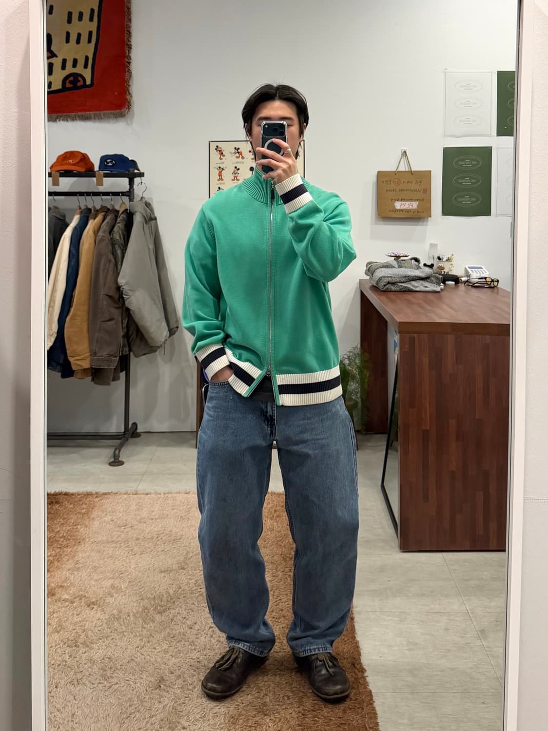 Tommy Hilfiger 타미힐피거 코튼 니트 집업 상품이미지2