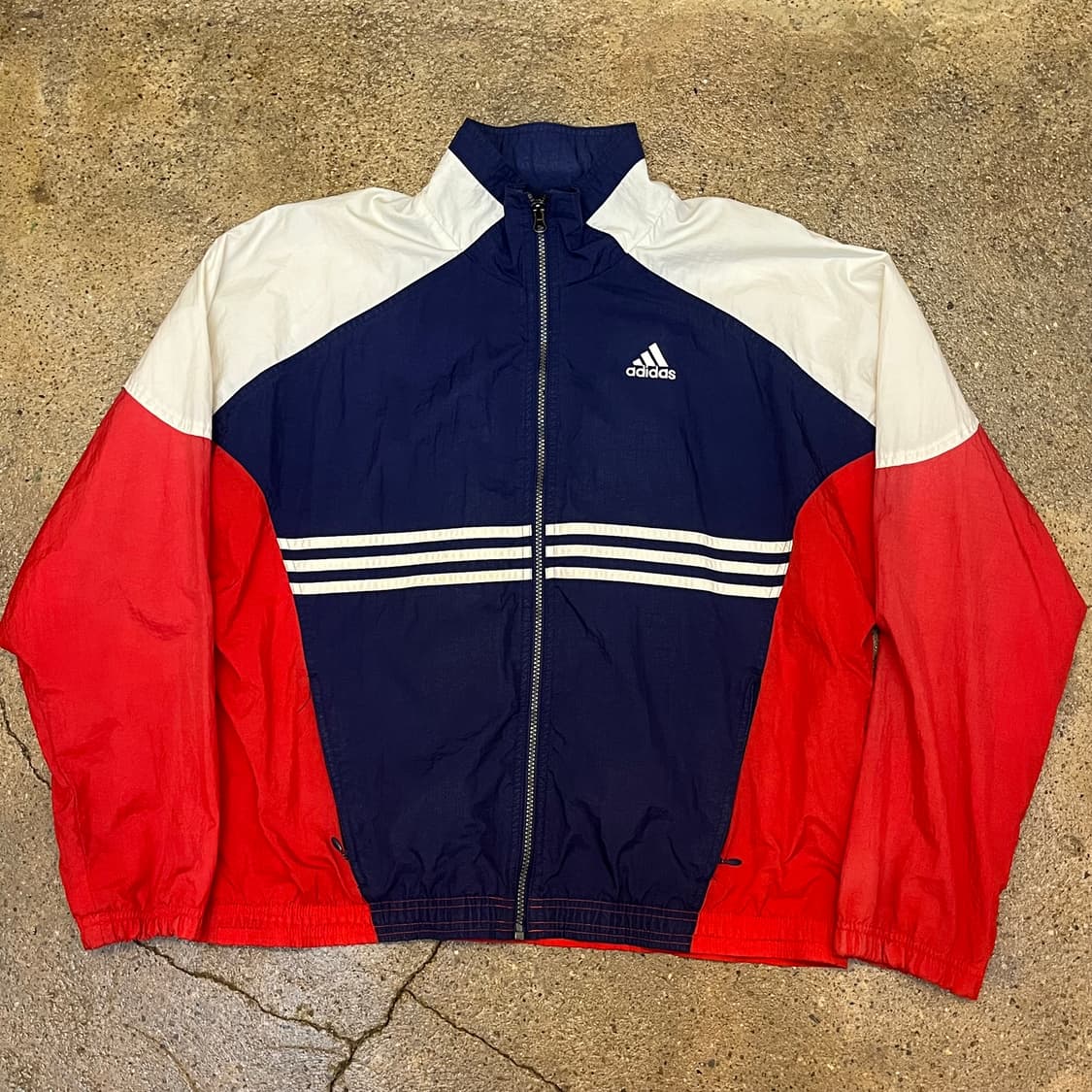 미국 빈티지 아디다스 배색 바람막이 상품이미지4