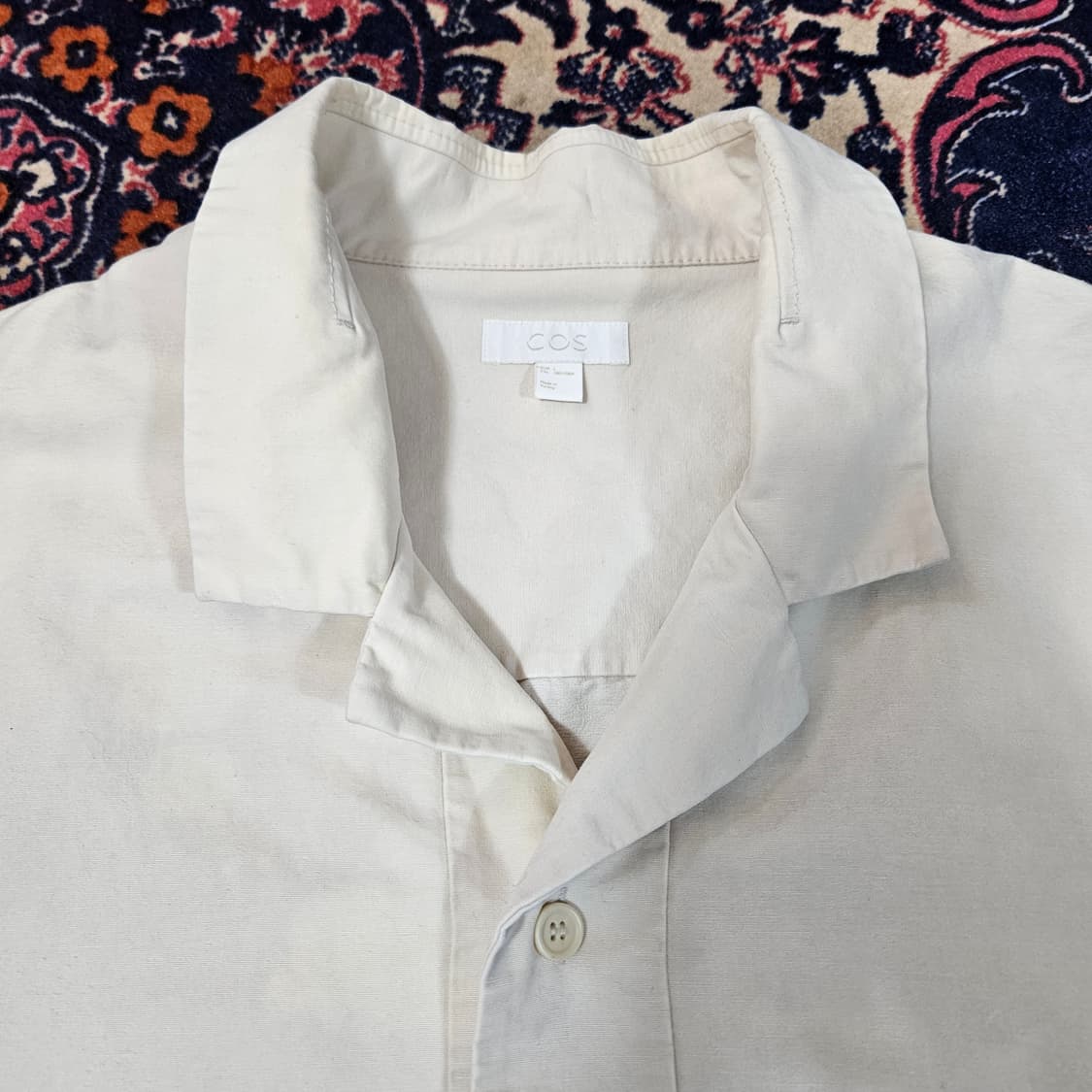 코스(COS) 카라넥 루즈핏 반팔 셔츠 L (100-105) size 상품이미지3