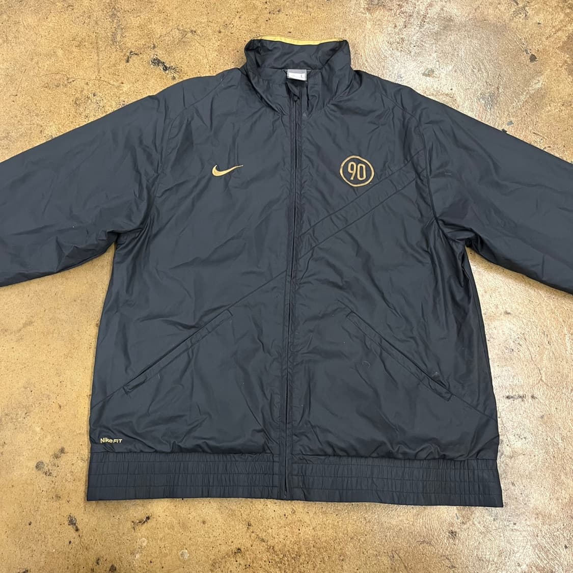 [정품/L] 나이키 90s 올드스쿨 바람막이 블랙 b18 상품이미지3