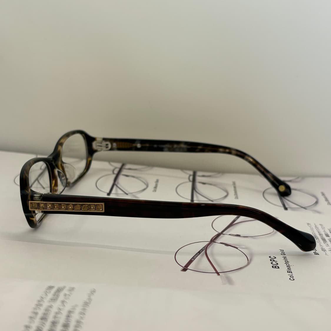 Venetian 브라운 뿔테 빈티지안경 상품이미지3