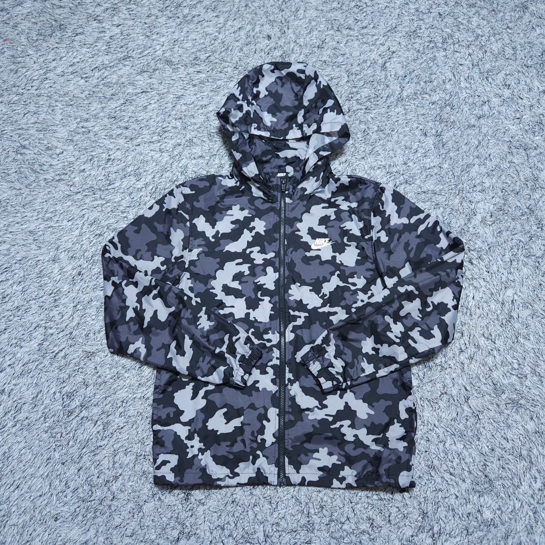 나이키) M 남자 카모패턴 바람막이자켓 / 왕눈이샵 상품이미지1