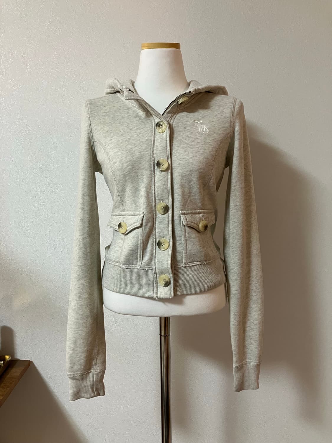 아베크롬비 버튼업 후드 집업 y2k 홀리스터 아메리칸이글 상품이미지5