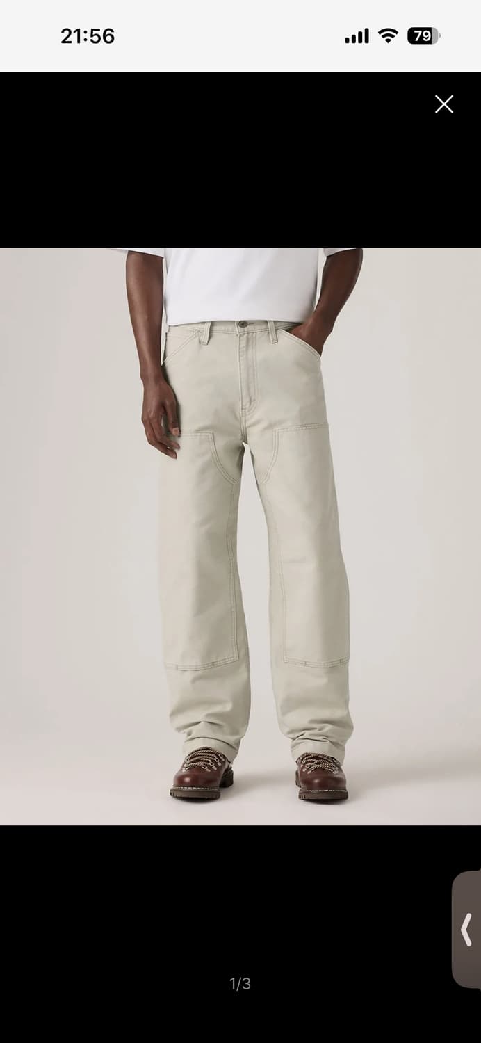 [새상품/34] 리바이스 568 스트레이트 더블니 상품이미지1