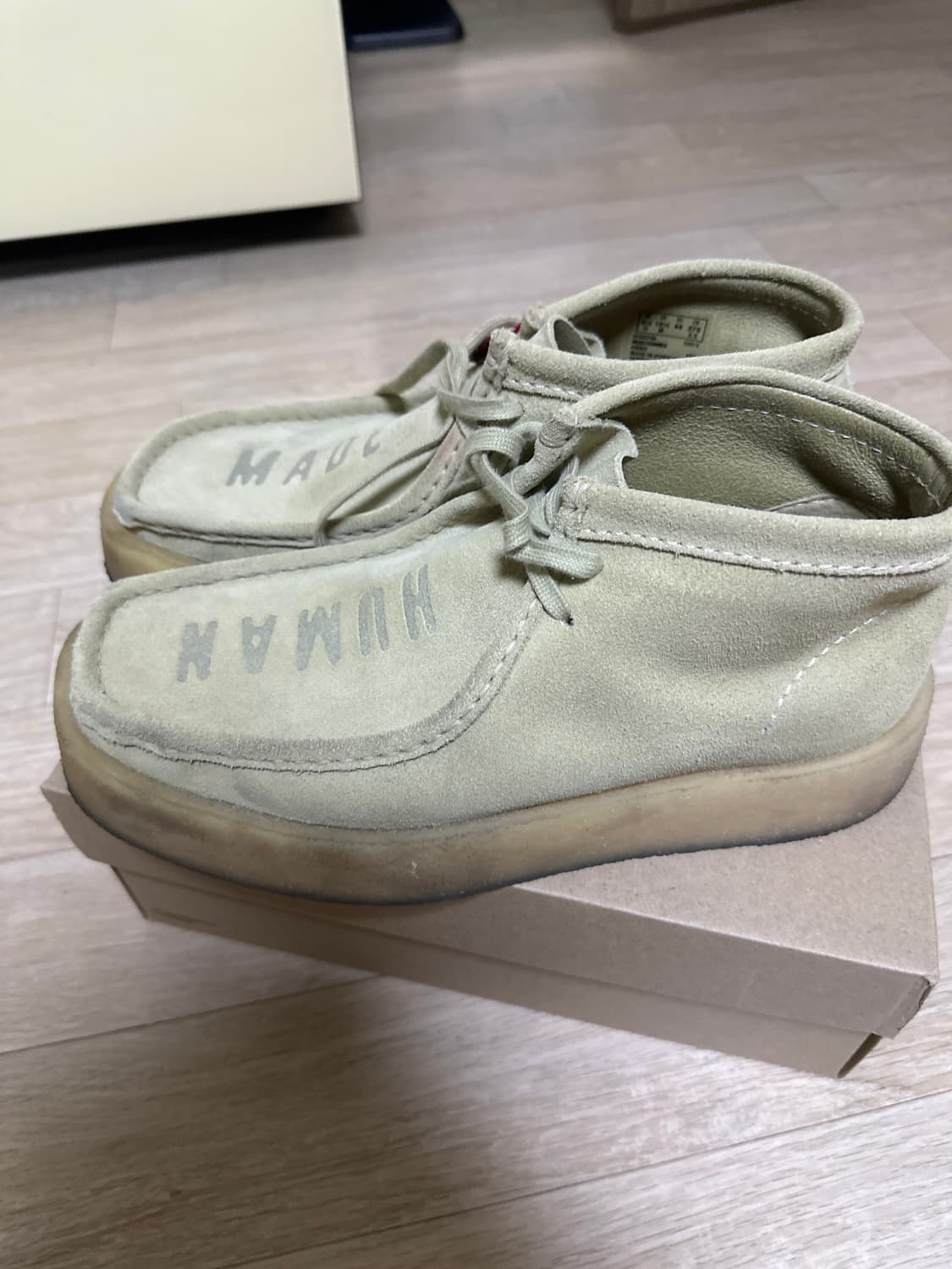 클락스 휴먼메이드 왈라비 메이드베이지 UK 9.5 상품이미지4