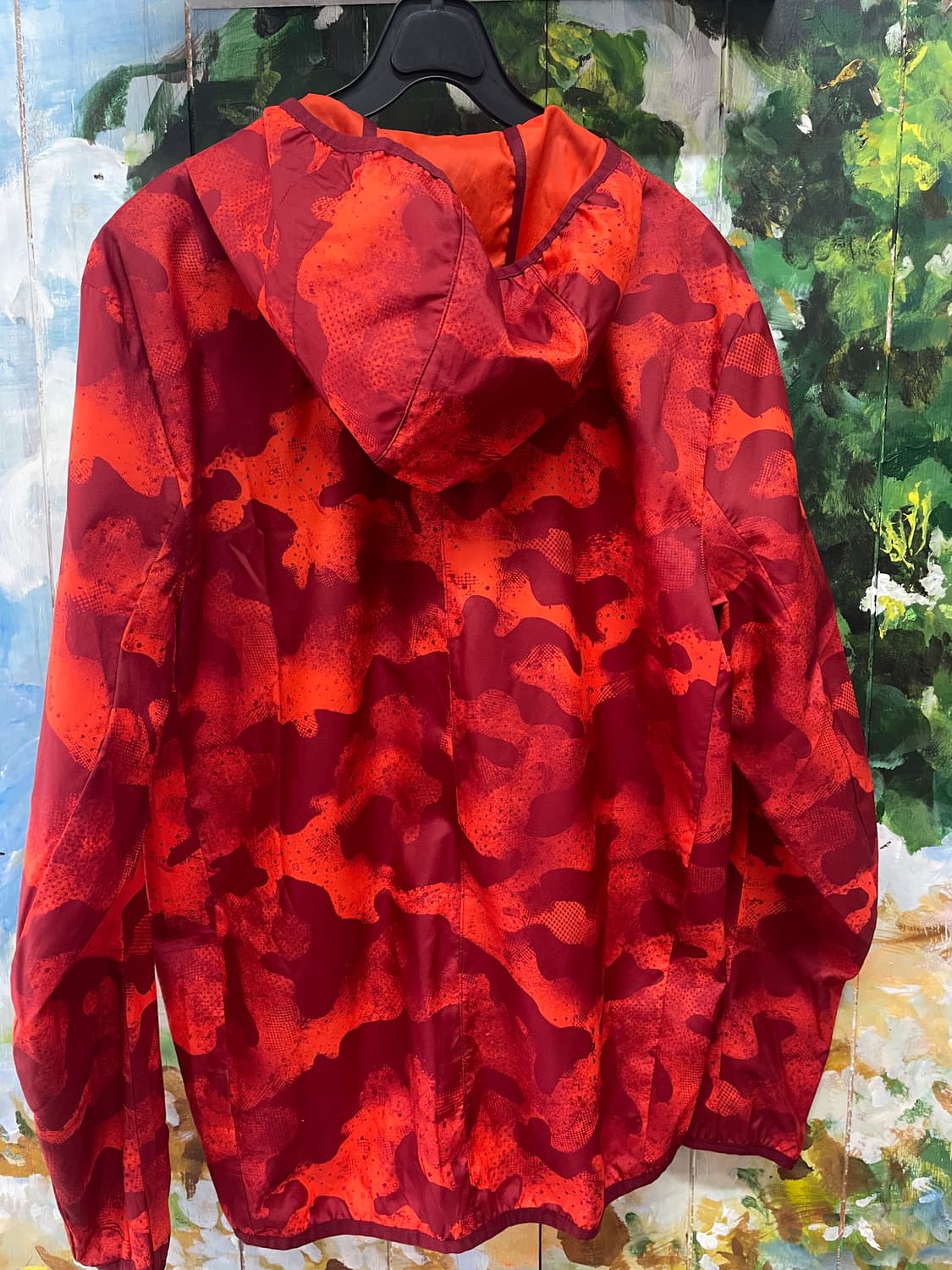 아디다스 카모 패턴 후드 집업 자켓 상품이미지2