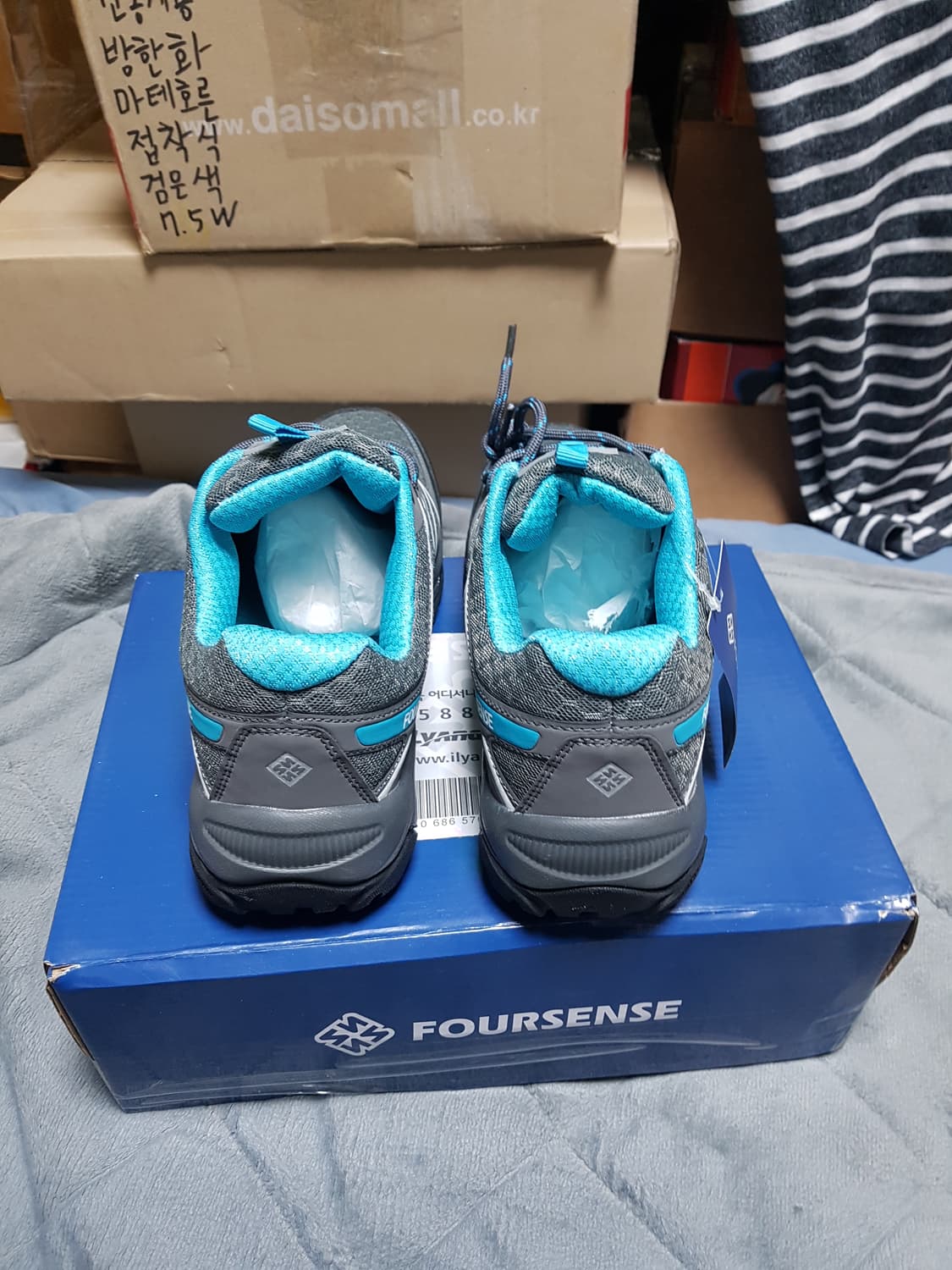 FOURSENSE 포센스 등산화 운동화 그레이/블루 상품이미지3