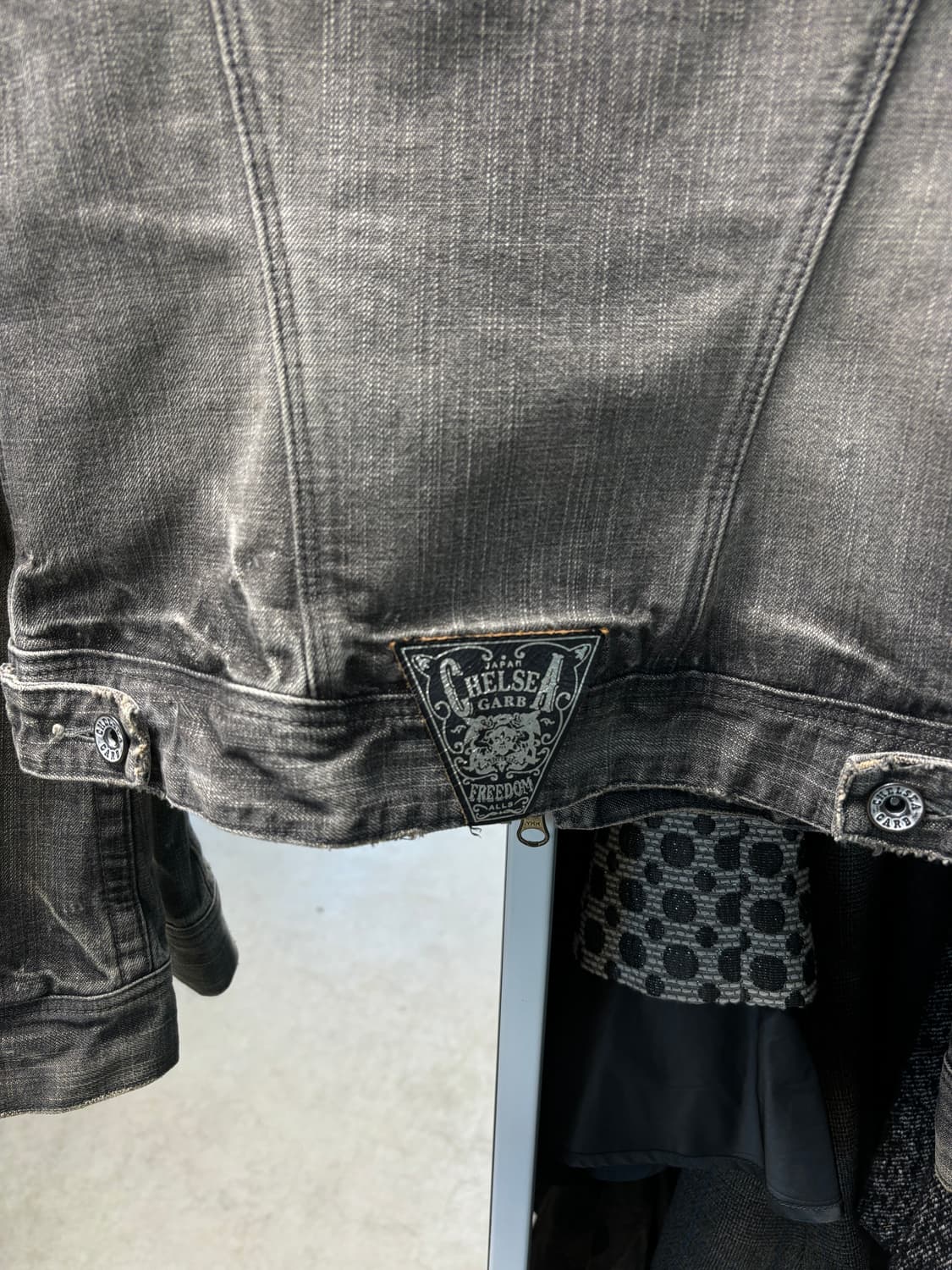 Chelsea garb 집업 데님 자켓 상품이미지7