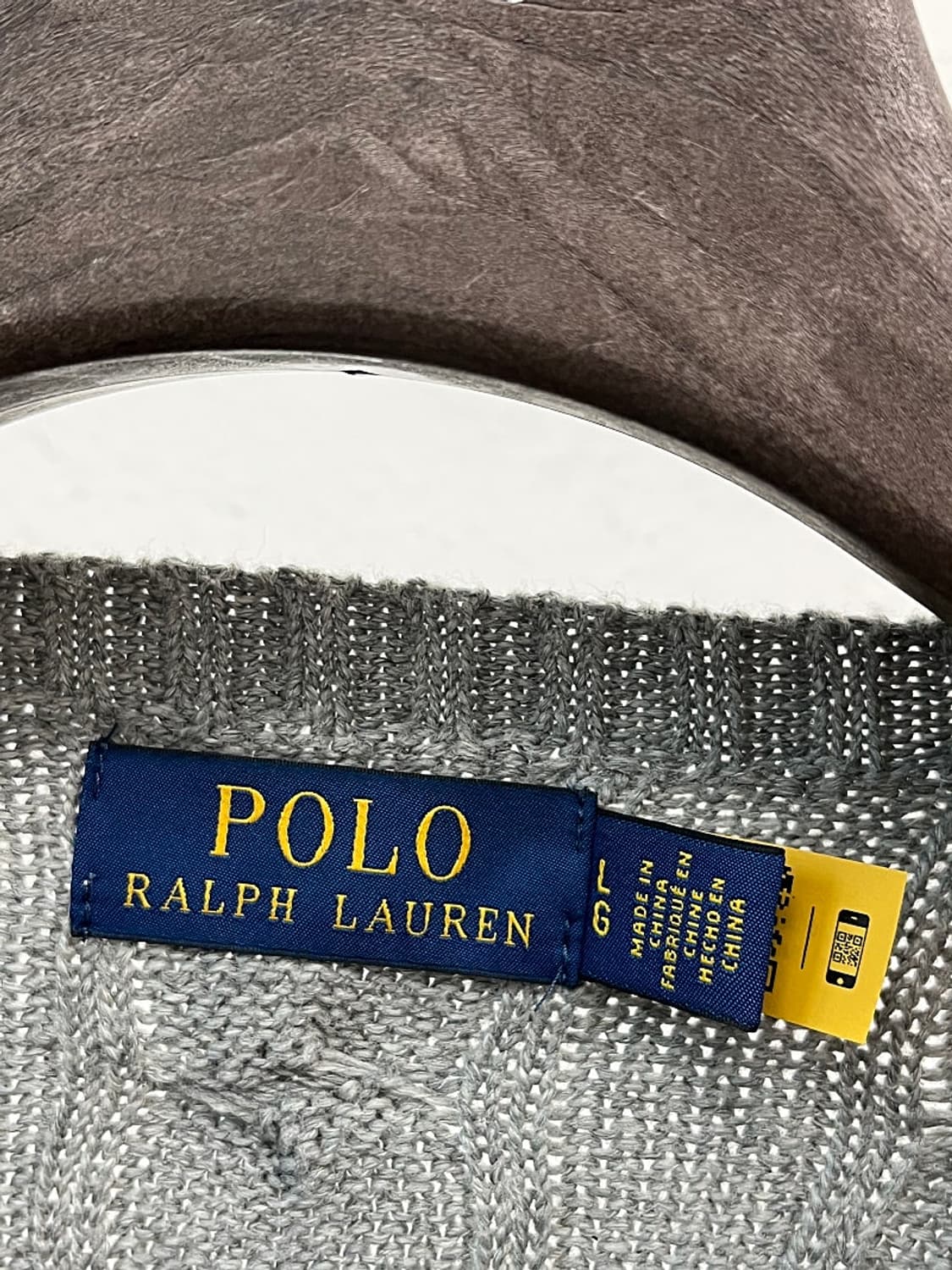 110) 폴로 그레이 케이블니트  상품이미지8