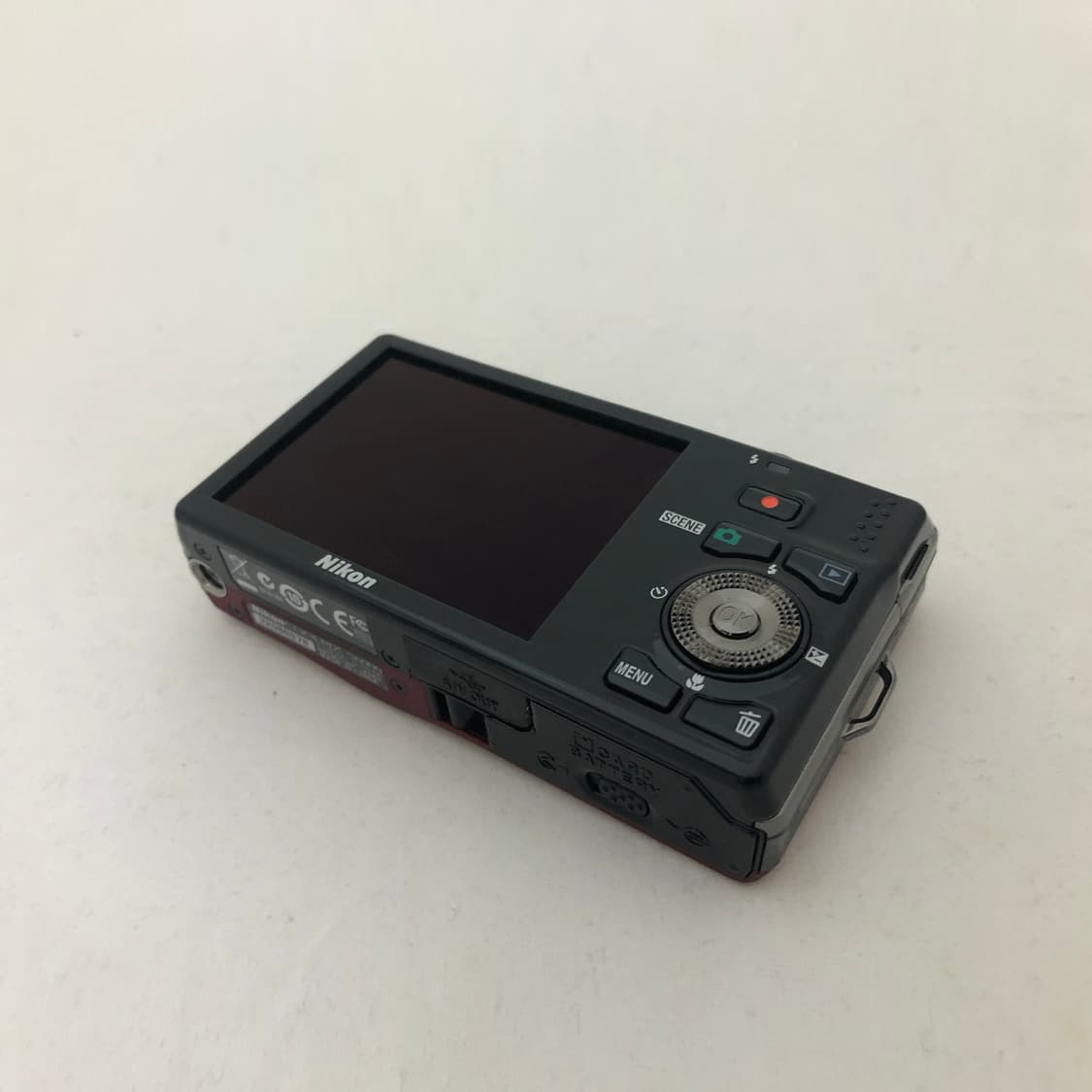 (박스셋) 니콘 쿨픽스 Coolpix S6000 빈티지 디카 카메라 레드 상품이미지5