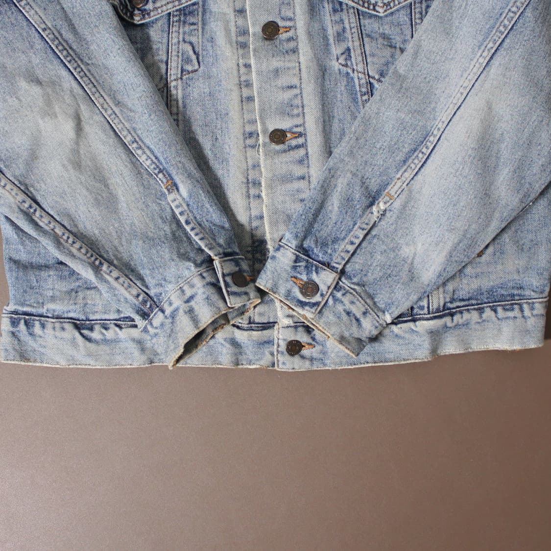 90s Levi’s 리바이스 70507 데님 트러커 자켓 L004 상품이미지4