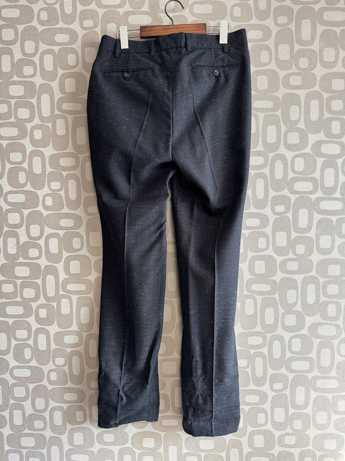 Our Legacy 아워 레가시 블랙 메탈릭 패턴 울 팬츠 바지 46 상품이미지3