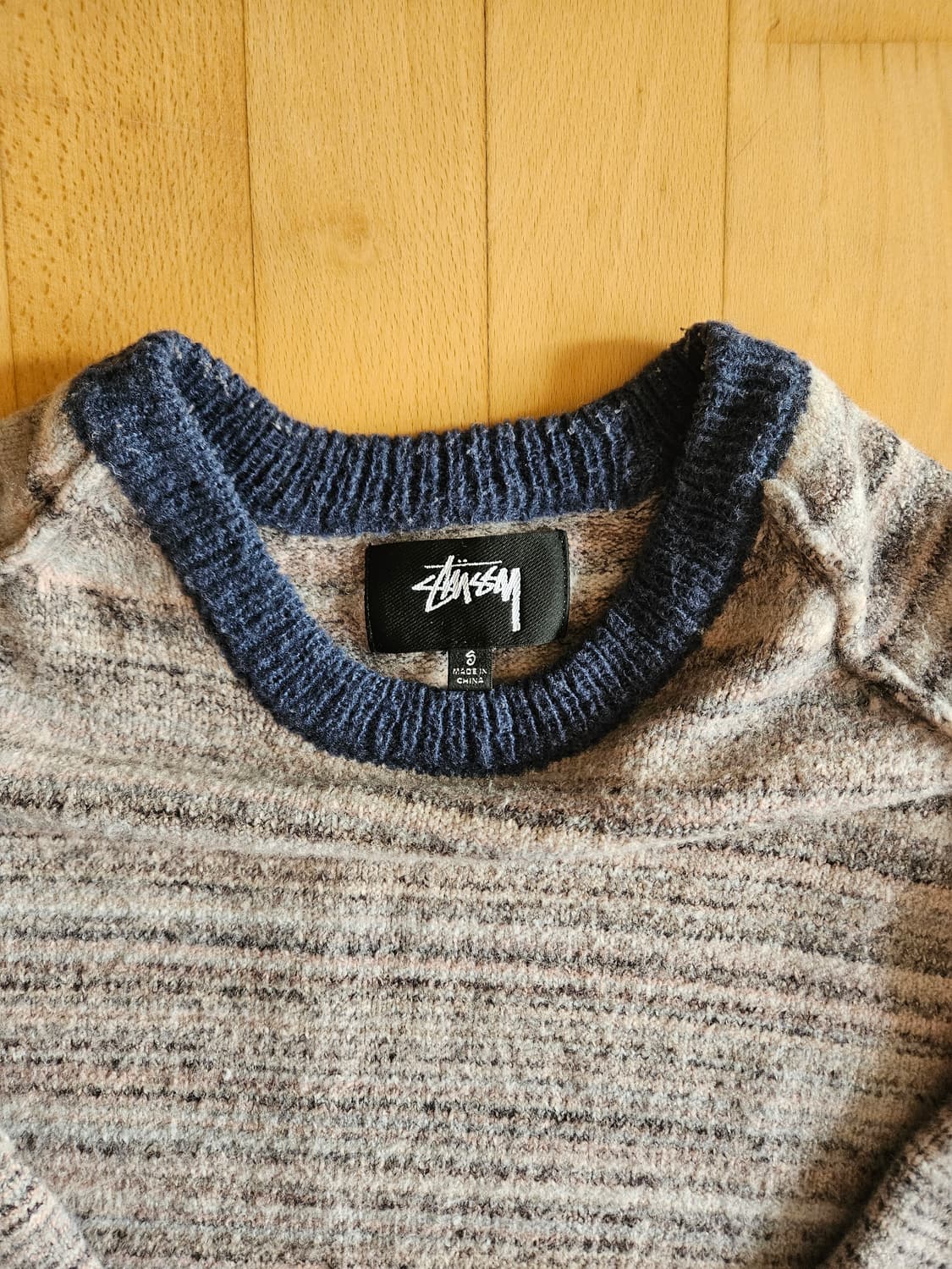 Stussy Textured Knit Grey Multi 스투시 니트 상품이미지5