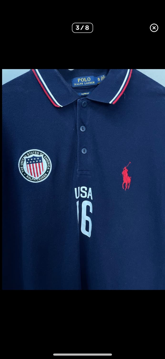 폴로랄프로렌 USA 16 빅로고 카라 반팔 A2370 상품이미지3