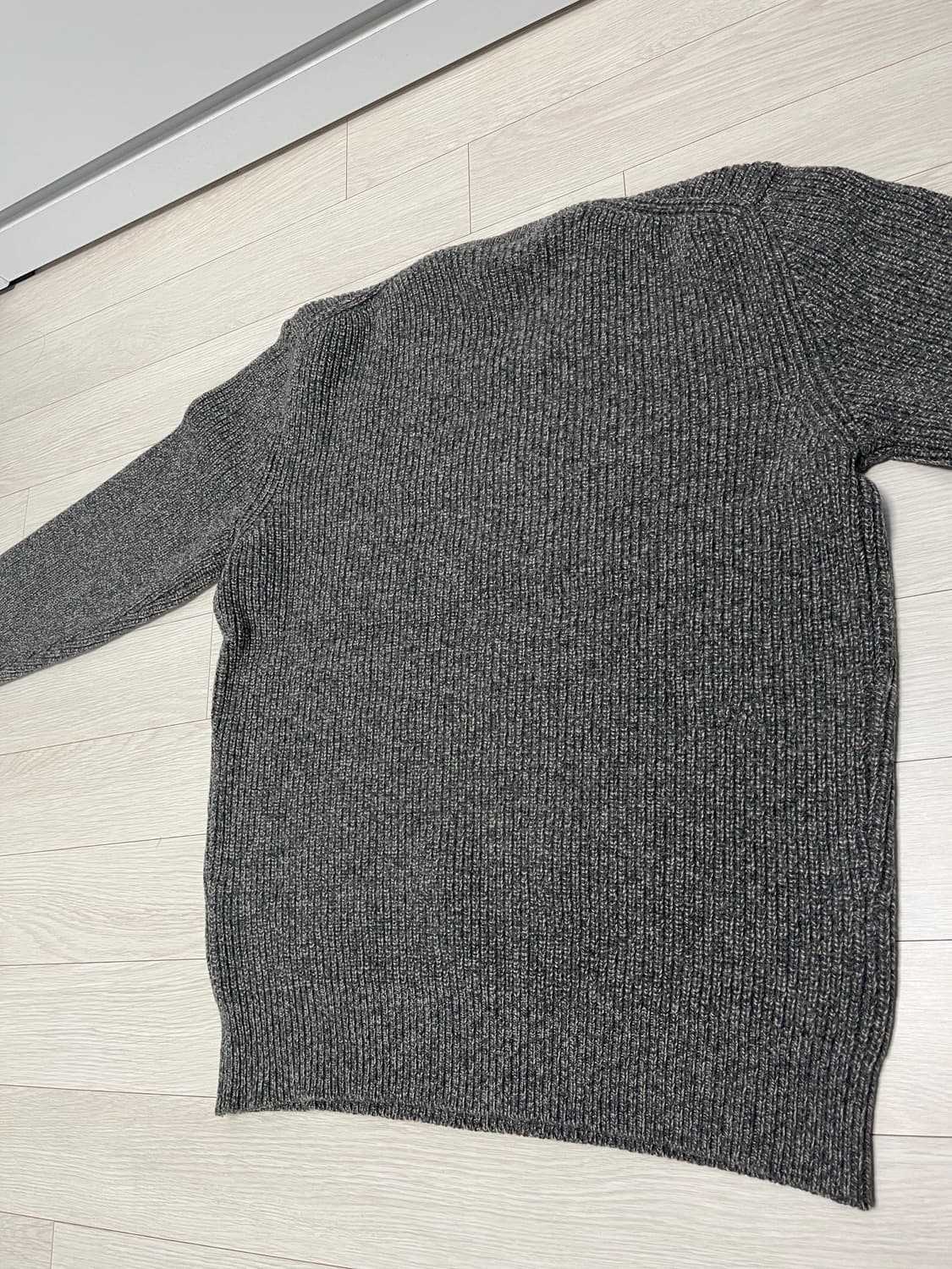 라코스테 동일드방레 울 100 그레이 하찌 니트 L 상품이미지5