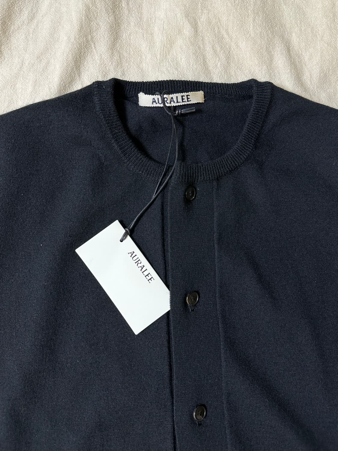 [4]오라리 캐시미어 하드 트위스트 가디건 상품이미지2