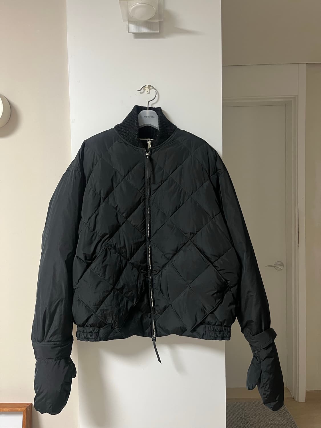 올드조 하이 카운트 실크 푸퍼 자켓 상품이미지1