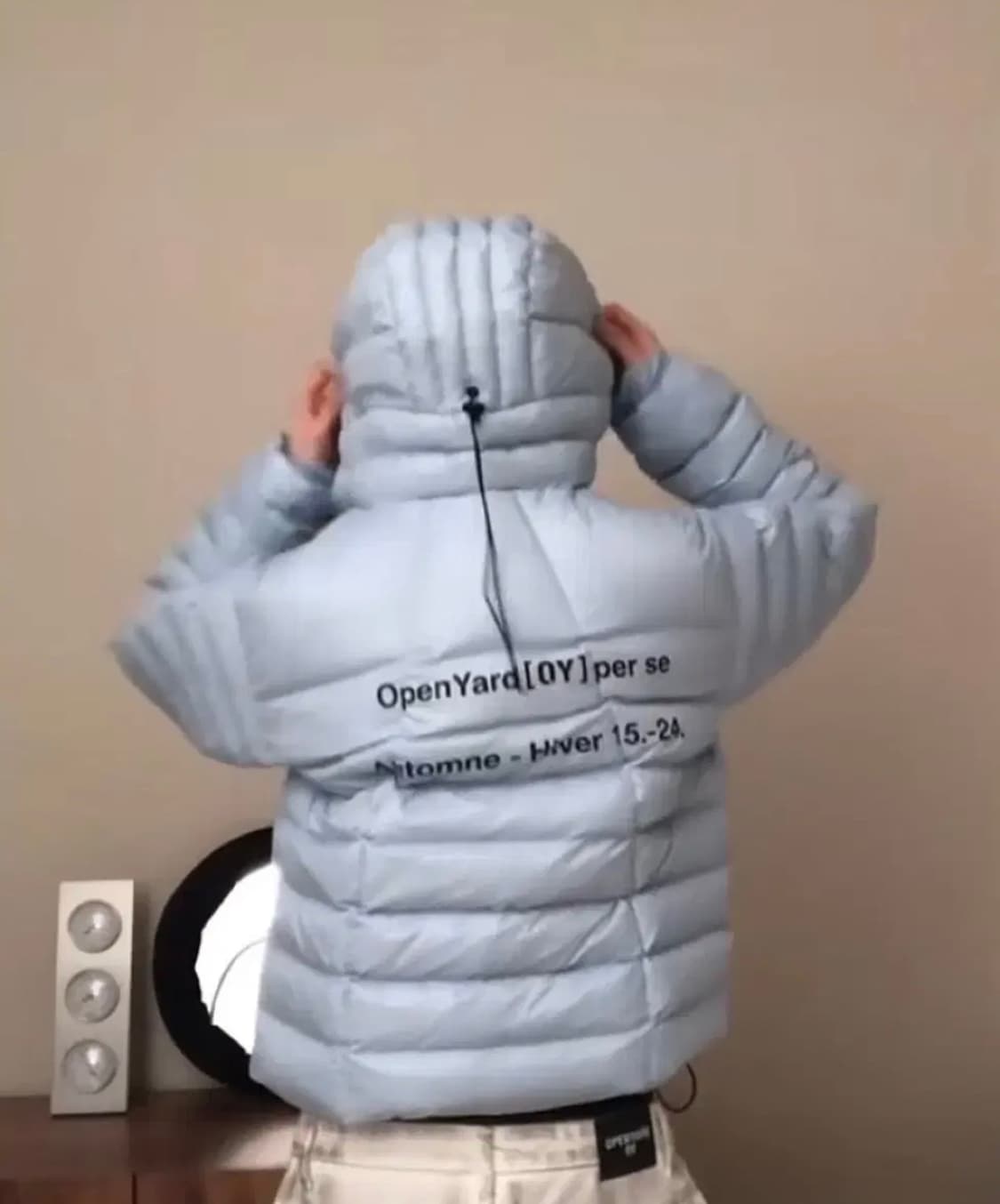 CURVED ZIPPER LIGHTWEIGHT PUFFER JACKET 상품이미지2