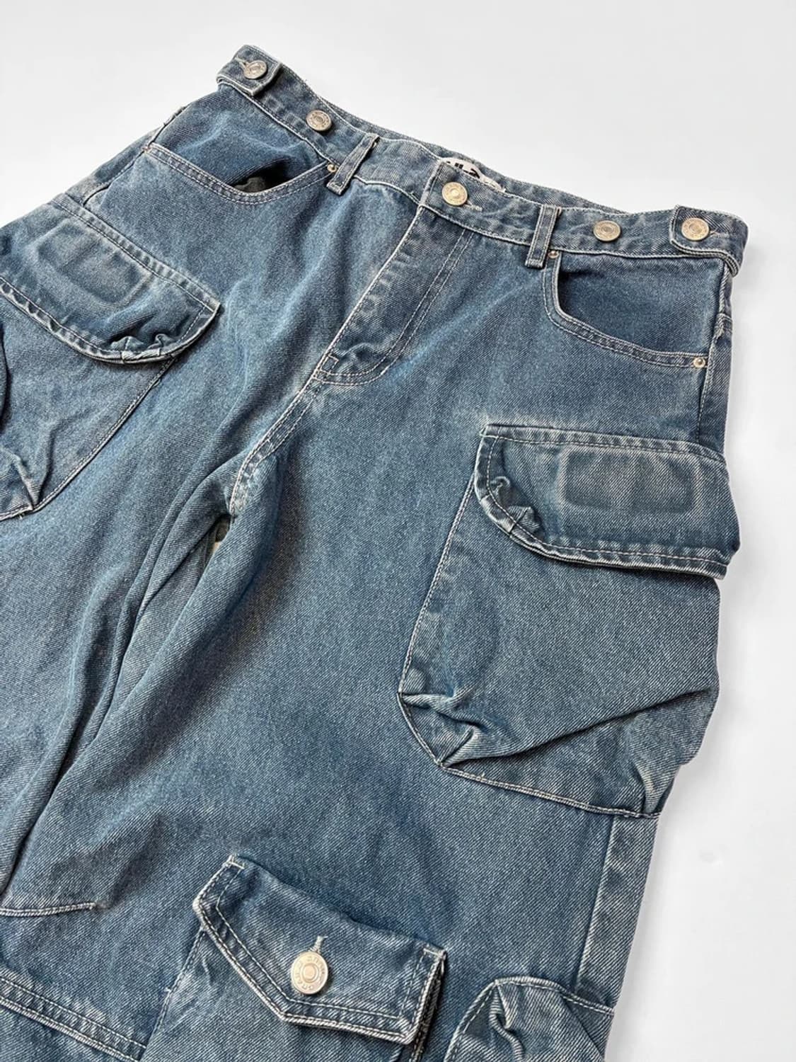 그레일즈 GRAILZ 24ss 카고 와이드 데님 팬츠 PN5364 상품이미지2