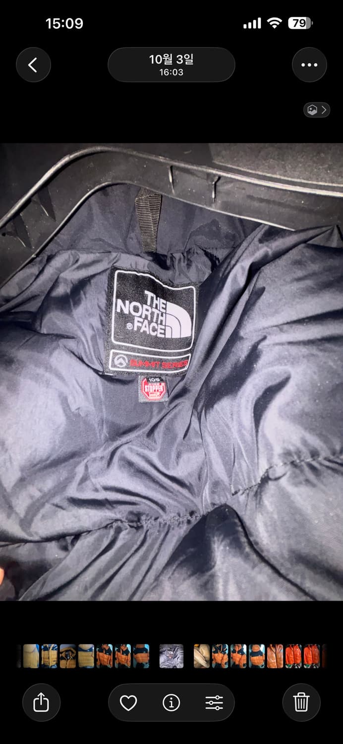 노스페이스 윈드스토퍼 패딩 xl 상품이미지7