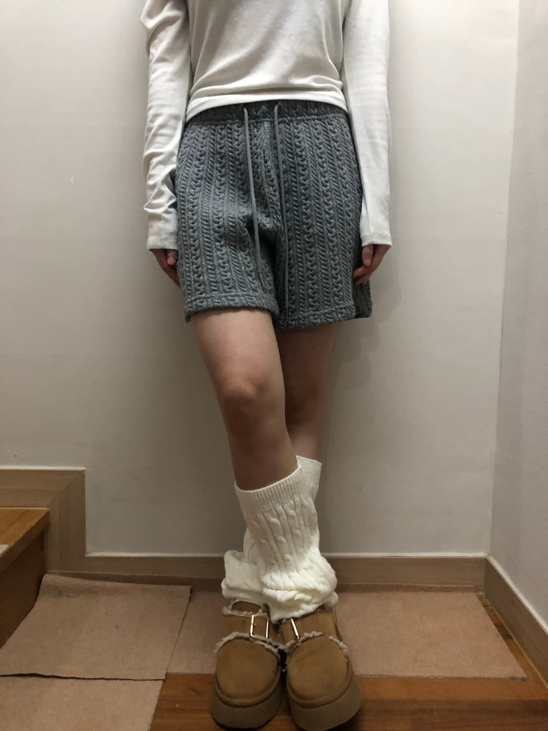 빈티지 그레이 니트 팬츠 상품이미지9