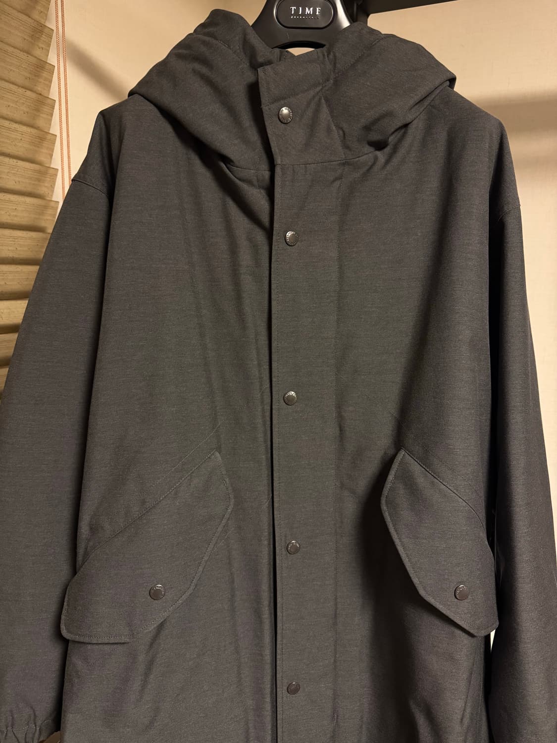 유니클로 x 엔지니어드 가먼츠 후드코트 다크그레이 xl 상품이미지3