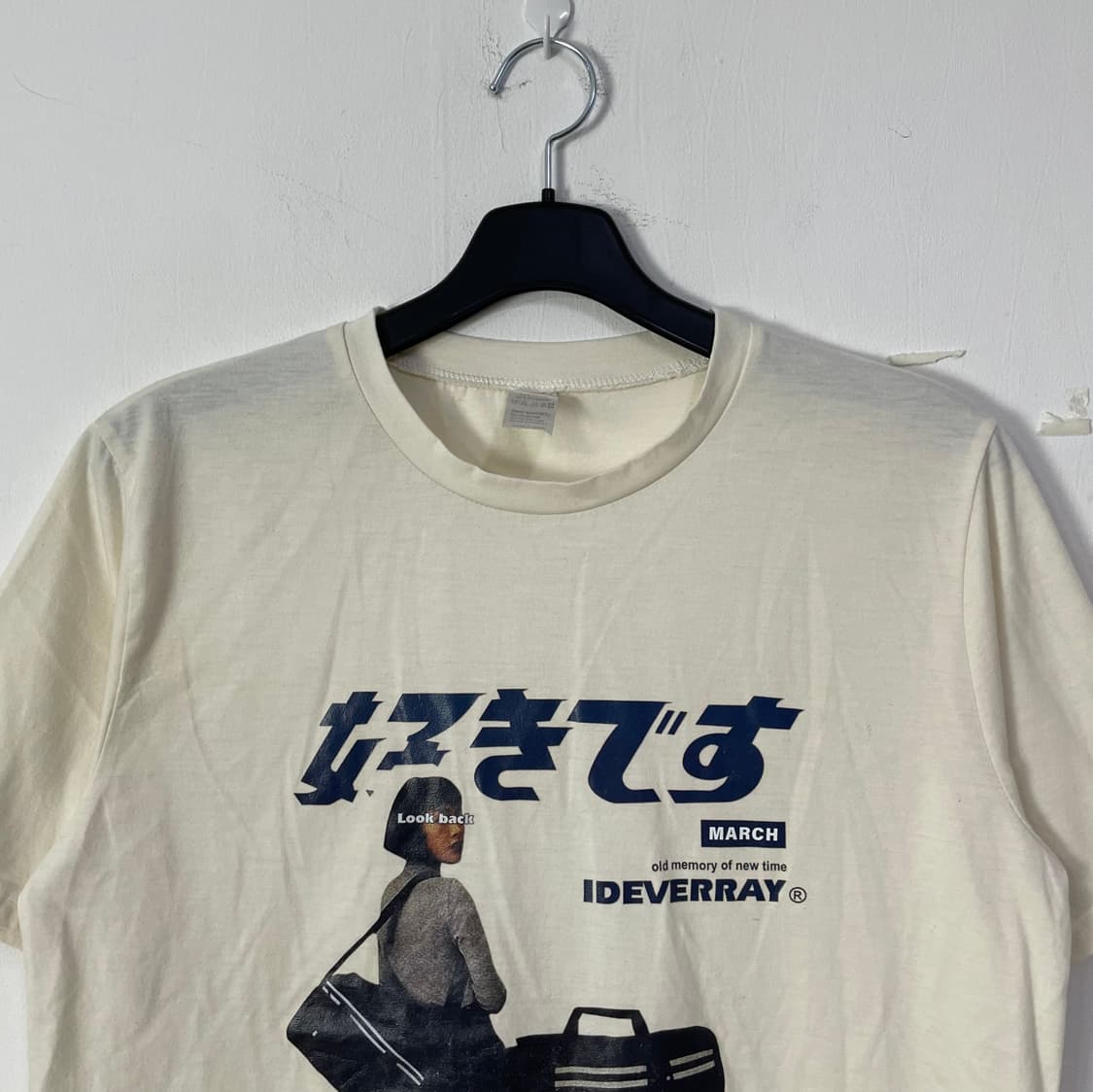 IDEVERRAY 23SS 반팔 티셔츠 아이보리 상품이미지3