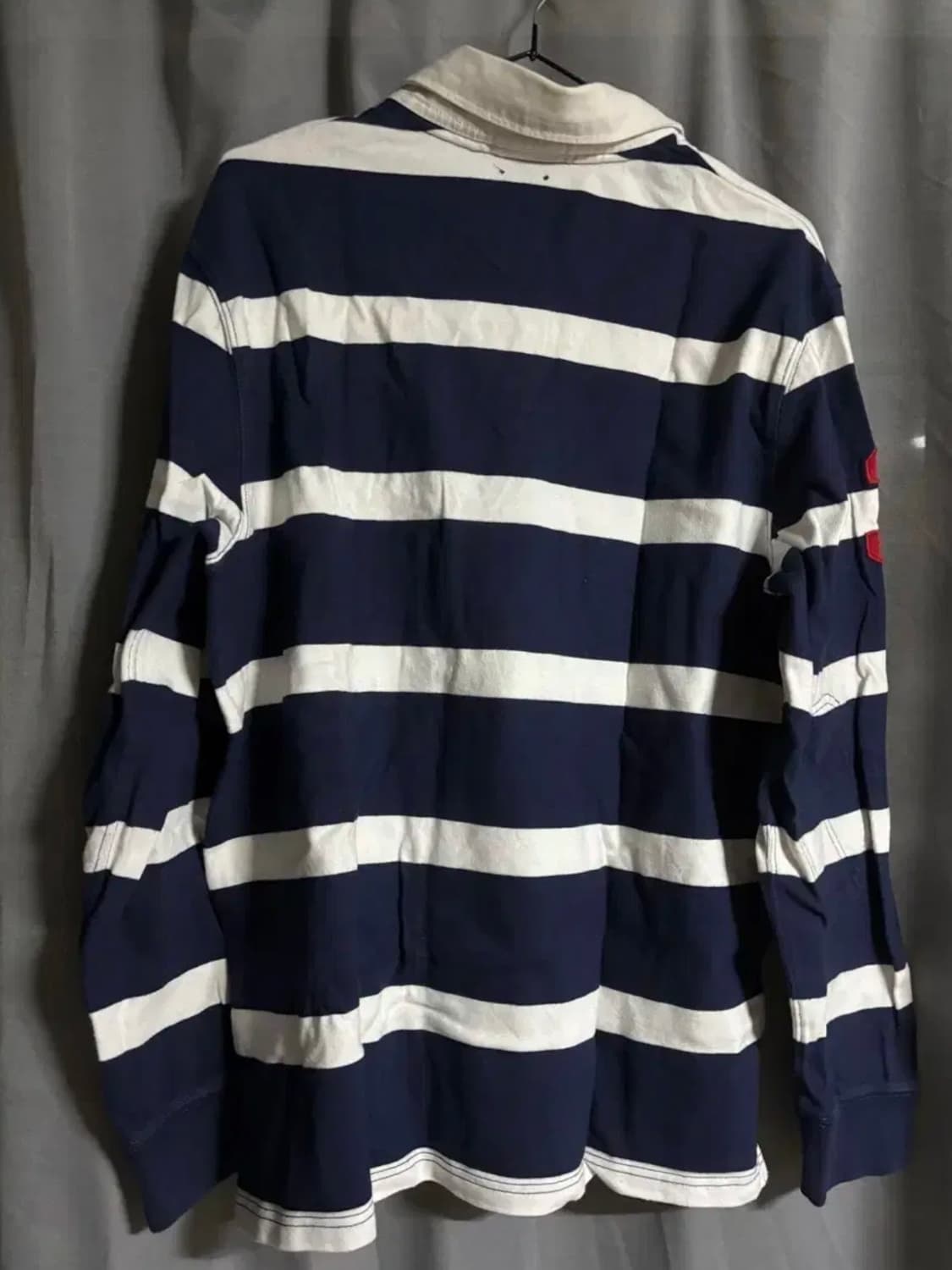 Polo 폴로 랄프로렌 네이비 스트라이프 럭비티 커스텀핏 상품이미지2