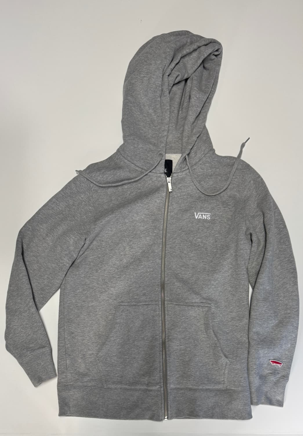 반스 Vans 트레이닝 기본 기모 후드집업 M 그레이 상품이미지1