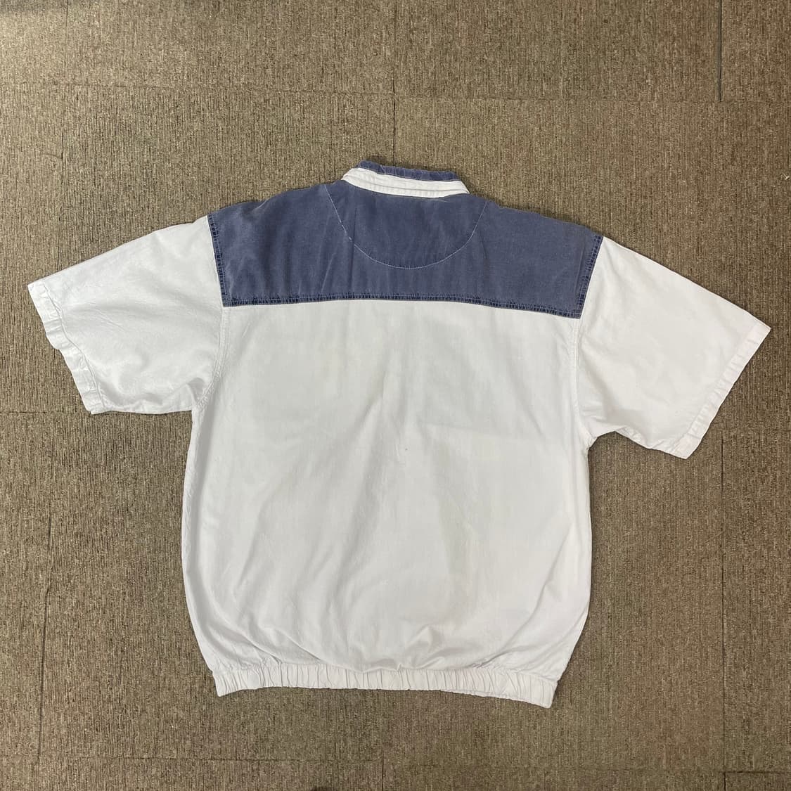 (Free) 90-00's patchwork racing shirt 반팔 상품이미지7