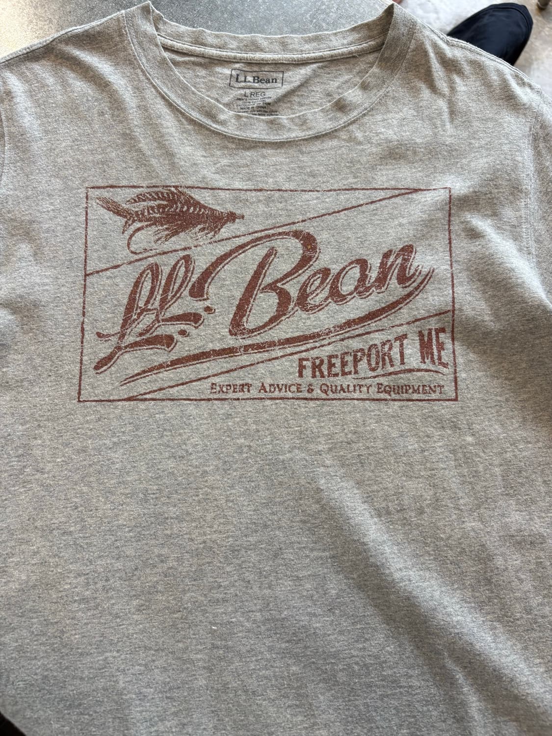 엘엘빈 LL Bean 그레이 빈티지 티셔츠 상품이미지2
