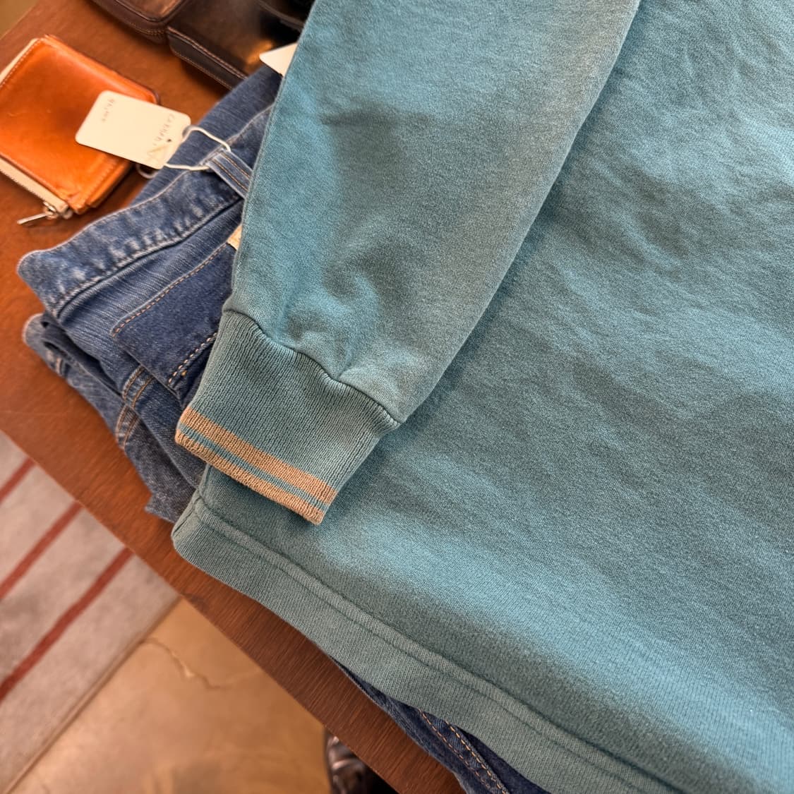 80 ~ 90S 엘엘빈 모크넥 USA M 스웻셔츠 상품이미지2